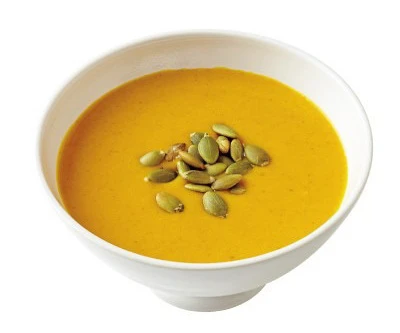 かぼちゃの豆乳ポタージュ ～メープル風味～