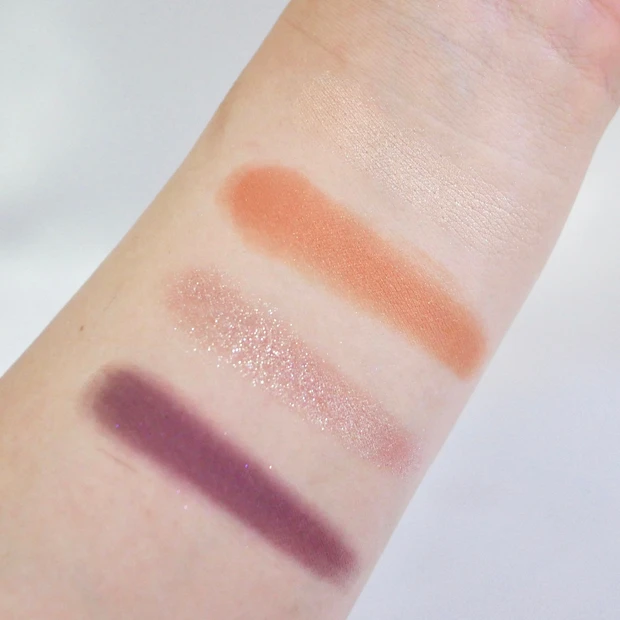 LUNASOL(ルナソル)アイカラーレーション 16 Mandarin Garnet(マンダリンガーネット)スウォッチ