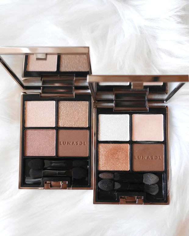 買って良かったホリデーコスメ♥ルナソルのアイシャドウ ミーティアナイトの使用レポ！フローレスクラリティとの比較もあります∘º_3