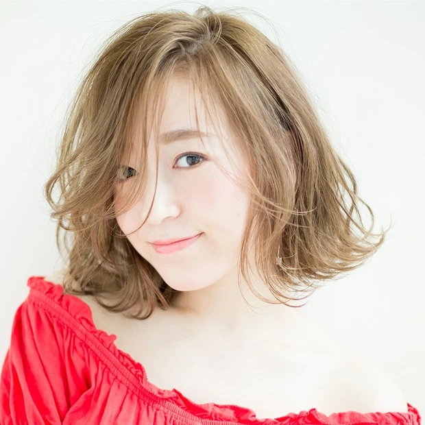 12トーンの髪色 バターベージュ