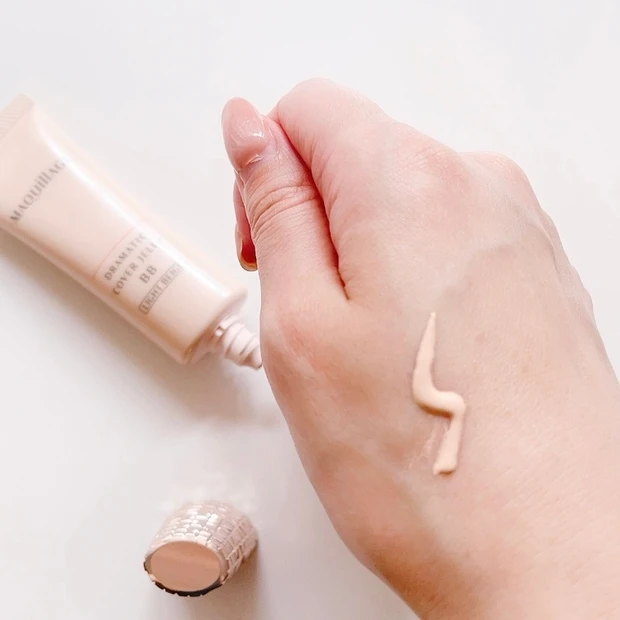 【マスクにつきにくい】マキアージュのBBクリームにカバータイプが新登場!つやと透明感のある肌に導いてくれる、ぷにぷにジェリーテクスチャー_2_3