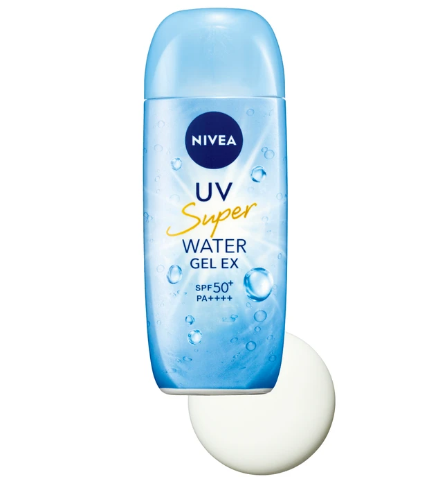 【おすすめ日焼け止め2024】ニベアUV ウォータージェル EX SPF50+・PA++++ UV耐水性★★ 80g オープン価格／ニベア花王