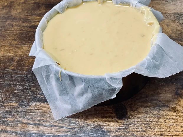 『簡単腸活レシピ』焼き芋を使ったバスクチーズケーキ。MAQUIAを見て作ってみたレポ。_3_3
