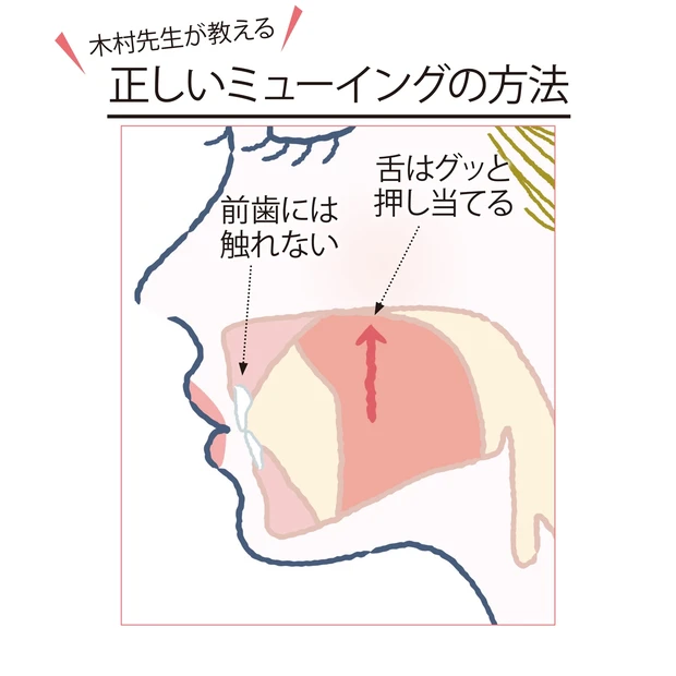 正しいミューイングの方法