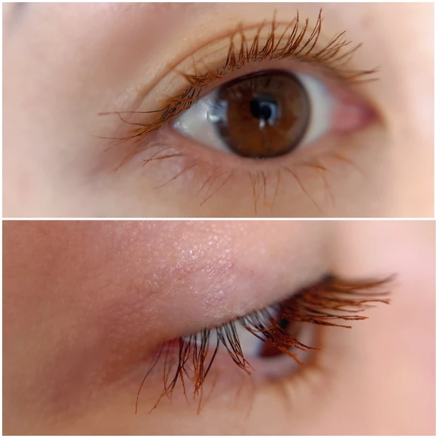 オムニコンシャス ラッシュ 01 目元スウォッチ