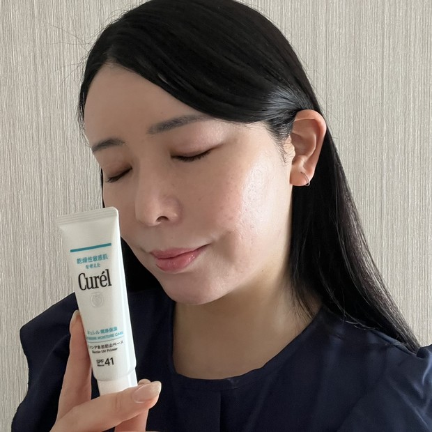 キュレル 湿潤保湿 ファンデ負担防止ベース