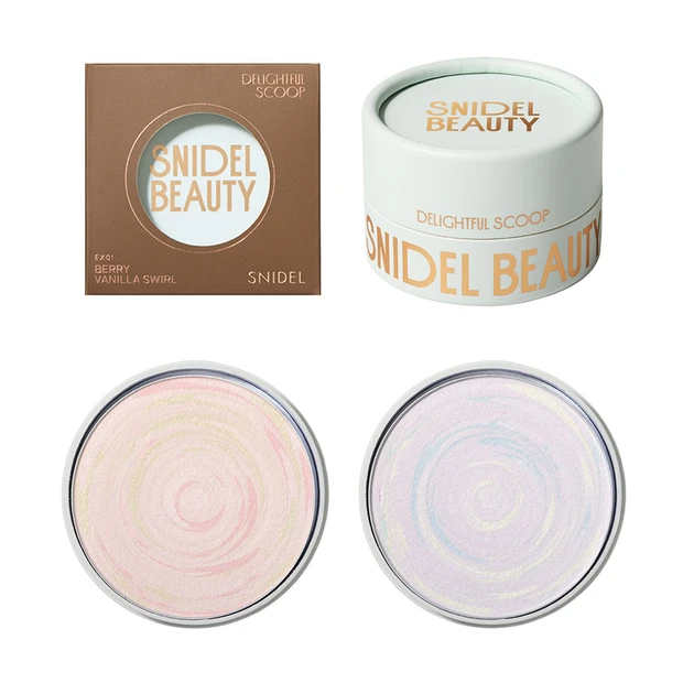 スナイデル ビューティ SNIDEL ディライトフル スクープ ラージ  EX01 Berry Vanilla Swirl  EX02 Lavender Milk