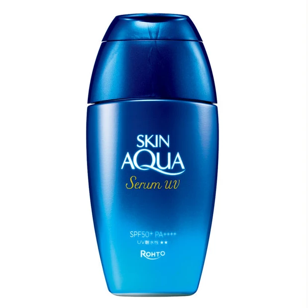 プチプラ日焼け止めランキング 3位：スキンアクア ヒアルロンセラムUV