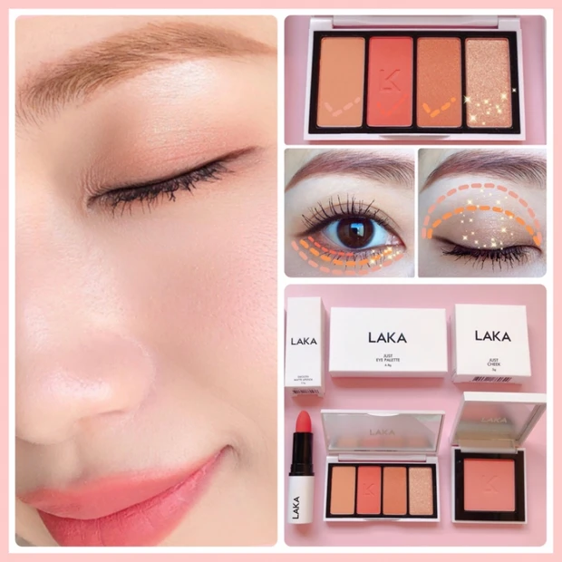 韓国コスメ【LAKA】3アイテム使用メイク♡