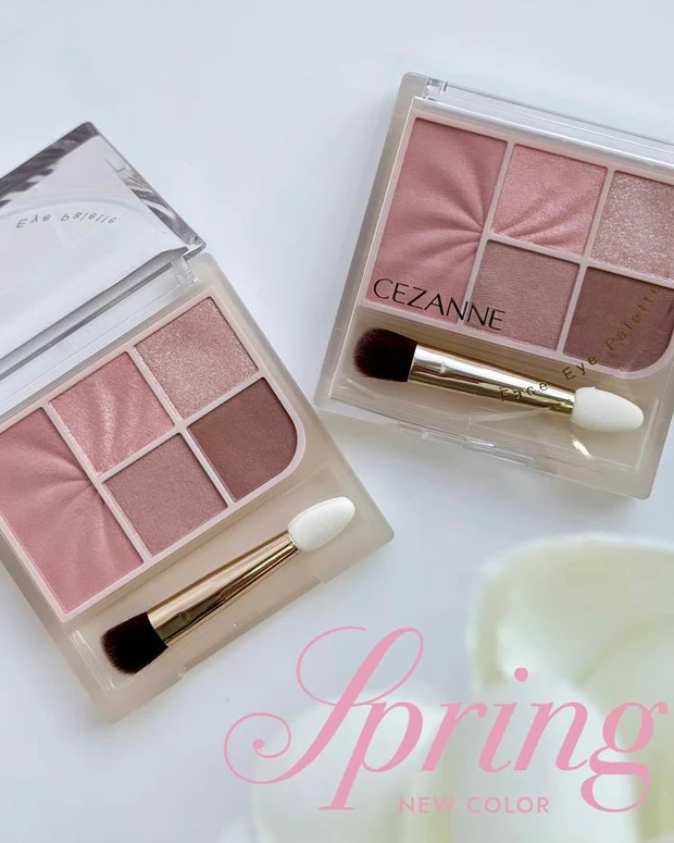 マキア人気記事ランキング10位 【春コスメ2026】セザンヌ「フェイスアイパレット」の春新色をスウォッチ！ 血色感ベージュが仲間入り