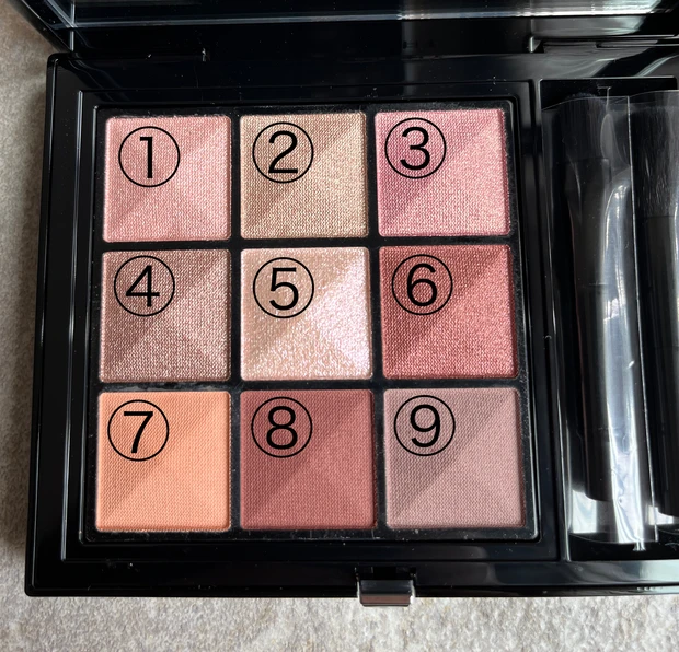 【ヴィンテージローズに魅せられて🥀】GIVENCHY 大人気のアイシャドウ　ル ヌフ ジバンシイから待望のNO.9が登場！パレット一つで無限のアイメイク！必ず持っておきたい秀逸多色パレット♡_4