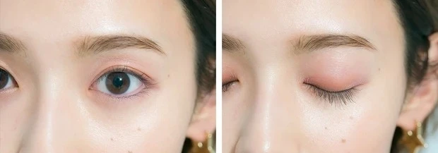 「ルナソル アイカラーレーション 13」で春メイク_洗練オレンジメイク_HOW TO