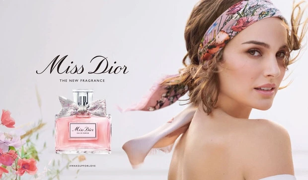 ミスディオールナタリーポートマンCMメイク