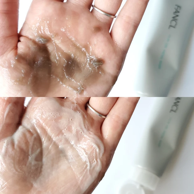 ファンケル 泥ジェル洗顔 使い方