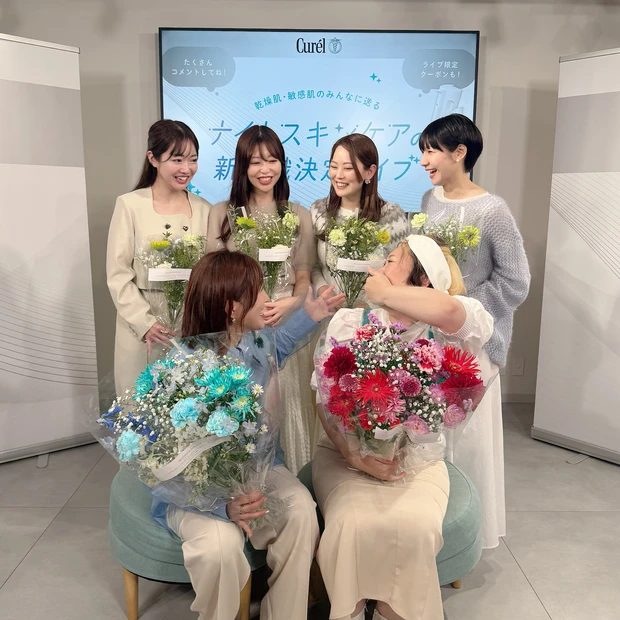 【バービーさん×長井かおりさん×マキアインフルエンサー】ナイトスキンケアの新常識!「着る角層ケア」って?キュレル「ヴェールクリエイター」インスタライブ出演レポ!_4