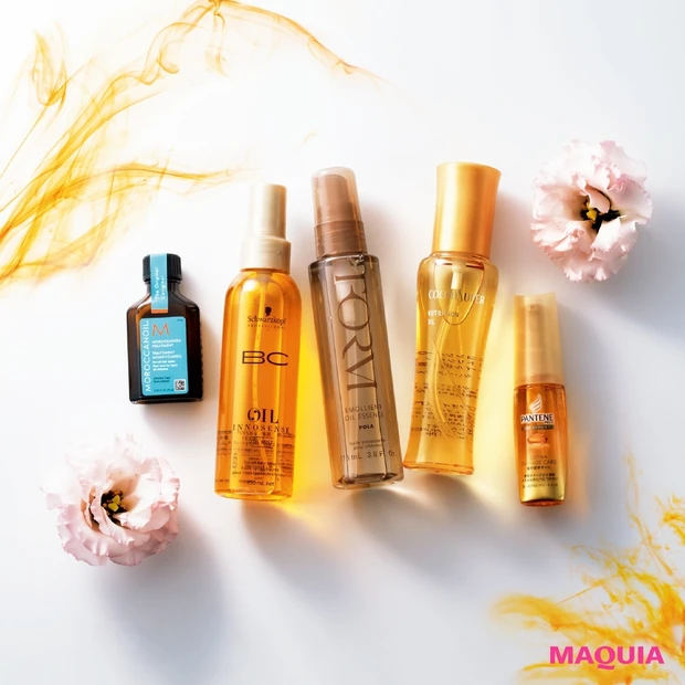 ケア＆スタイリングに！ ツヤのあるしなやかな髪へと導くコスパヘアオイル5…