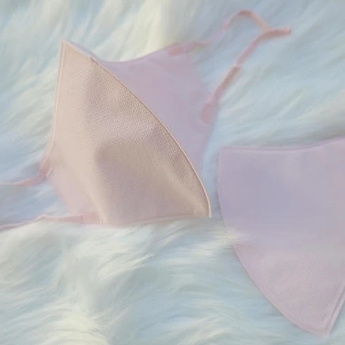 《ユニクロ》待望の血色カラー誕生♡「エアリズム3Dマスク」着用レビュー