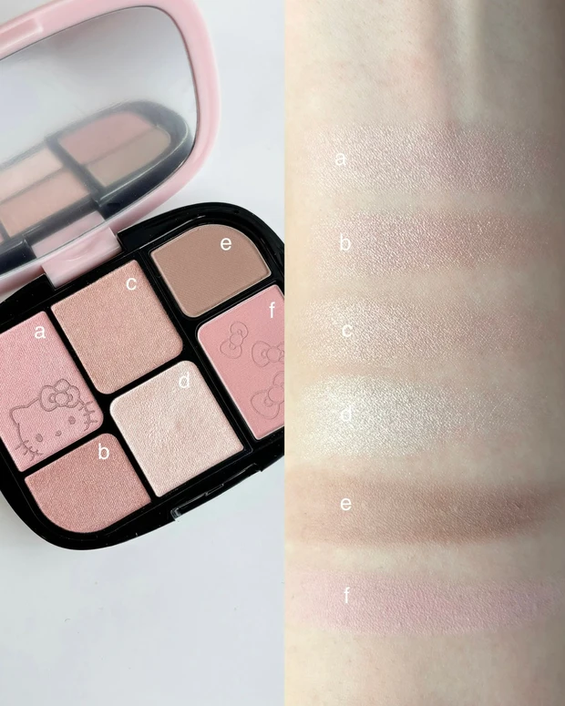 wakemake ハローキティ ソフトシアー マルチパレット スウォッチ