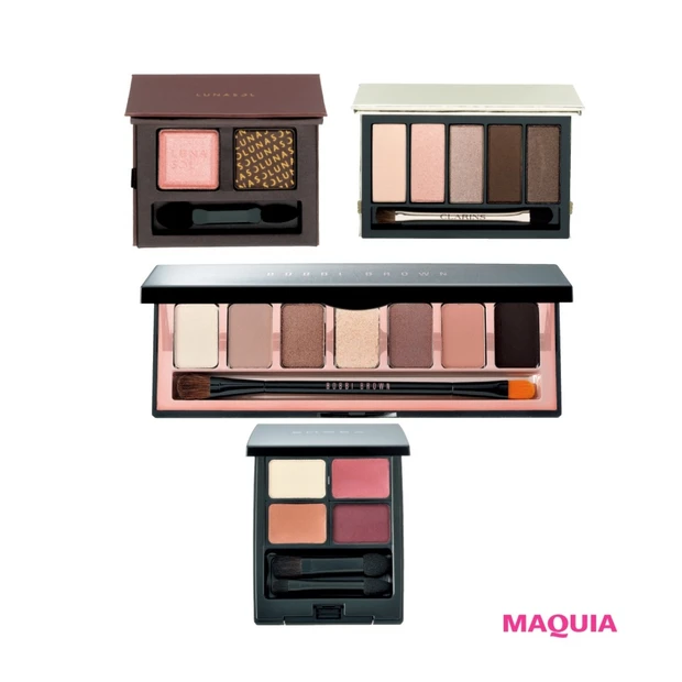 秋新色のアイシャドウパレット見比べ帖【赤みブラウン・後編】