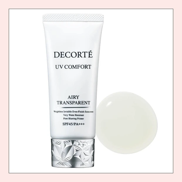 【コスメデコルテ話題の“透明UV”】「UV コンフォート エアリートランスペアレント」の落ちにくさを検証！