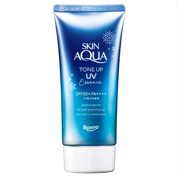 プチプラ日焼け止めランキング 5位：スキンアクア トーンアップ UVエッセンス ブルー