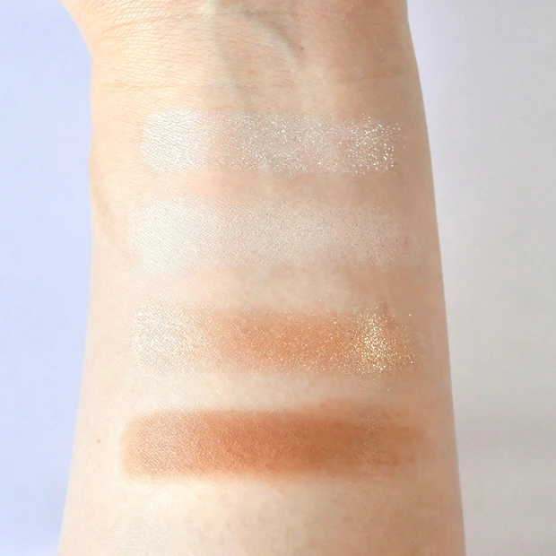 ルナソル(LUNASOL)アイカラーレーション 15 フローレスクラリティ スウォッチ