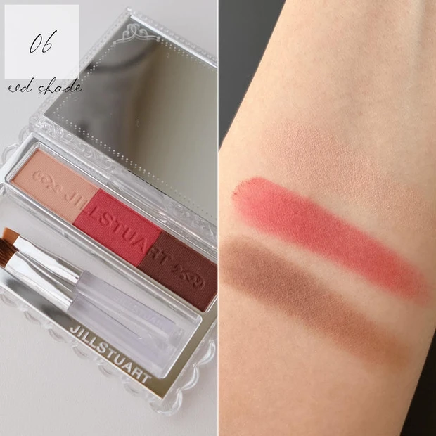ジルスチュアート ニュアンスブロウパレット 06 red shade