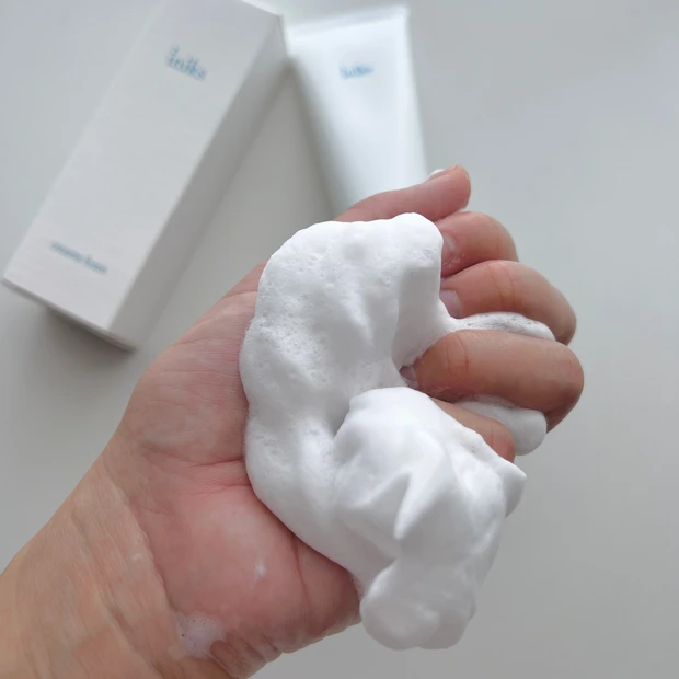 【大人の敏感肌に】iniks（イニクス）クリーミィ フォームで肌荒れ、大人ニキビをケアしながら不要な皮脂・汚れはオフ【マスク荒れにも】_4