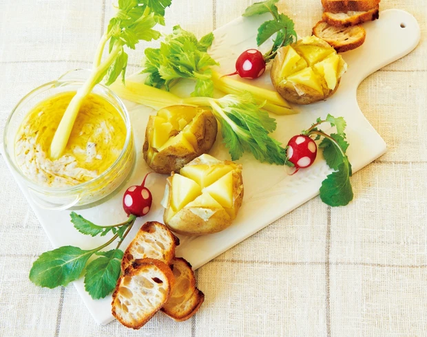 新じゃが with バーニャカウダ  