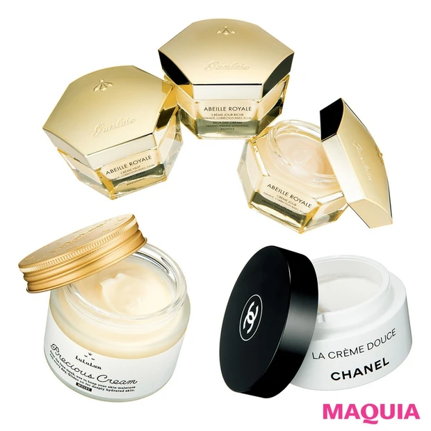 【シャネル、ゲラン、エリクシール、ルルルン】クリーム美容でスキンケア強化