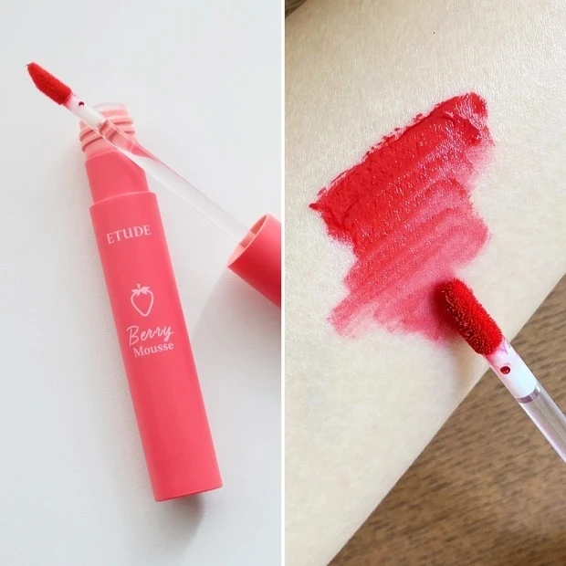 【2020年秋のプチプラコスメ】エチュード(ETUDE) ストロベリーブロッサムキット_ベリームースティント