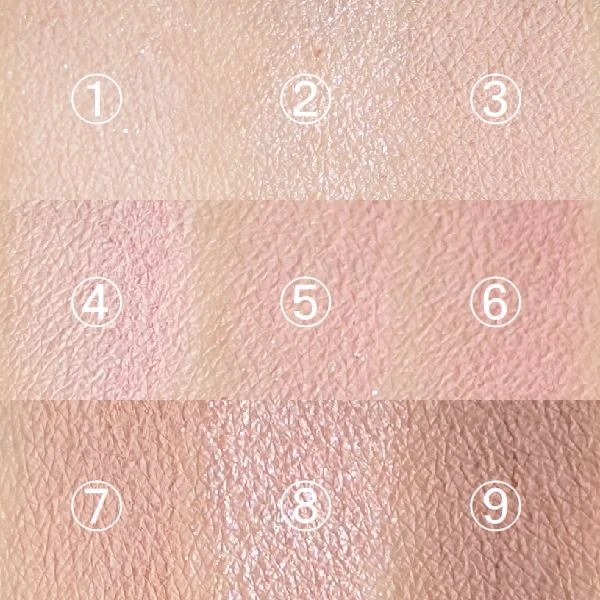 「dasique シャドウパレット＜35 ラブエンジェル＞」発色