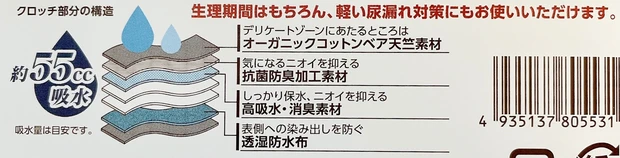 【生理・尿もれ対策コットン吸水ショーツ】ナチュラムーンが超絶おすすめ！臭いは？洗い方簡単？洗濯方法をレポート_9