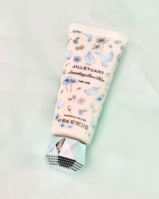 ジルスチュアート　サムシングピュアブルー　ヘアミルク