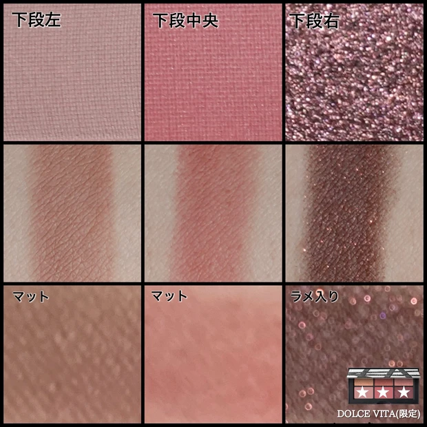 ナーズ NARS ミニアイシャドウパレット ホリデーコレクション DOLCEVITA