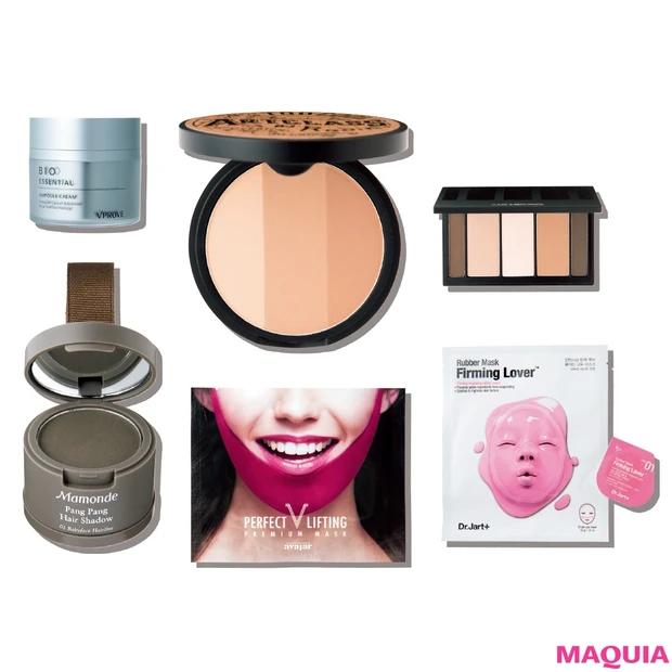 生え際は塗りつぶして面積縮小!? 韓国発・最新小顔コスメを一挙大公開！