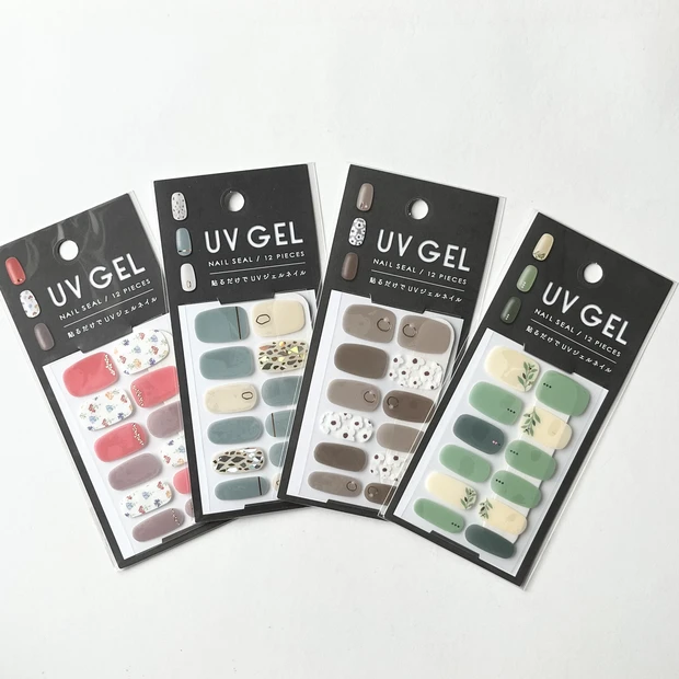UVジェルシール　キャンドゥネイルシール　キャンドゥジェルネイル　ネイルシール　セルフネイル　100均ネイル　キャンドゥ　キャンドゥおすすめ