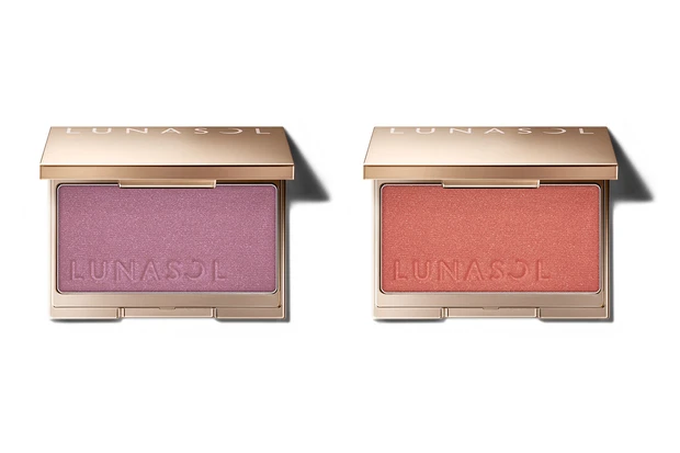 2024年夏新色チーク_ルナソル カラーリングシアーチークス(グロウ)