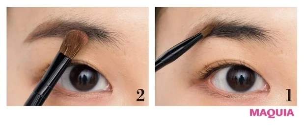 眉メイクのやり方 基本の道具から 眉タイプ別の眉毛の描き方まで 眉メイクのやり方をおさらい マキアオンライン Maquia Online