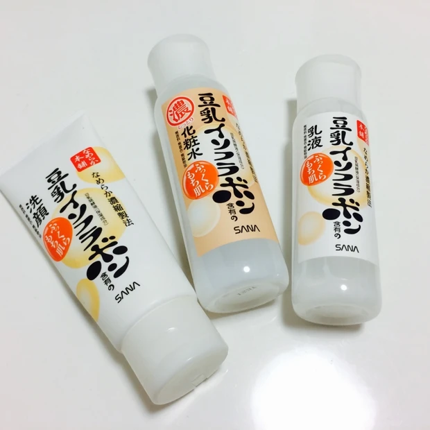 【大好きプチプラ】豆乳イソフラボンの洗顔・化粧水・乳液でふっくらスキンケア