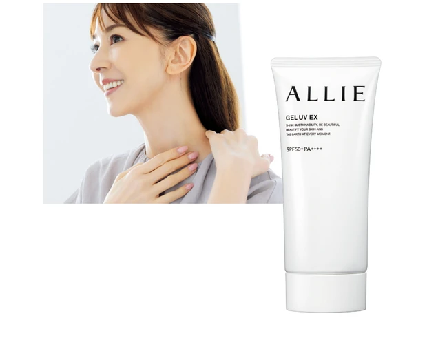 アリィー クロノビューティ ジェルUV EX SPF50+・PA++++ 90g ¥2310（編集部調べ）／カネボウ化粧品