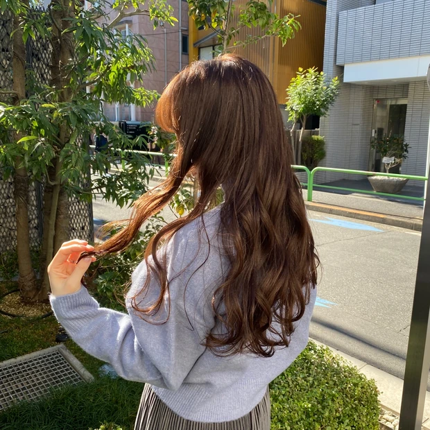 外ヘアカラー２