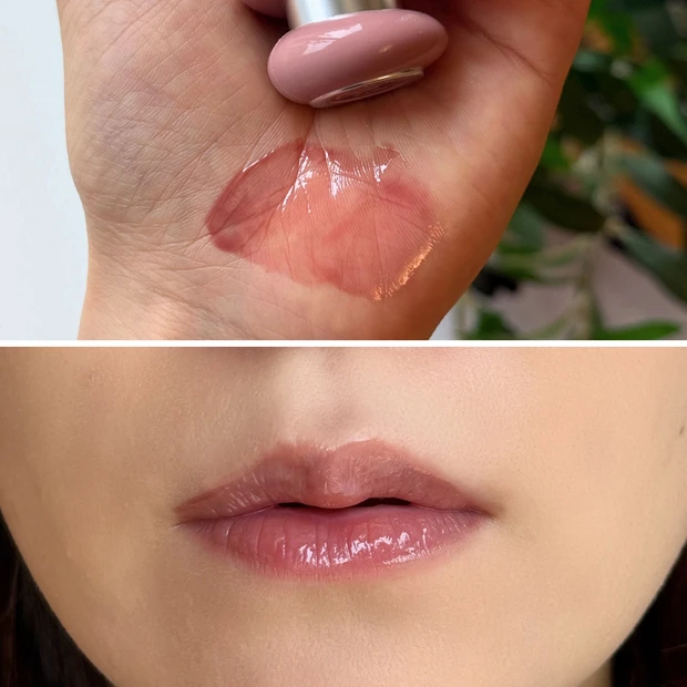 HeartPercent ハートパーセント ドットオンムードワンウェイグロイティント 02ペールモーヴ スウォッチ 仕上がり