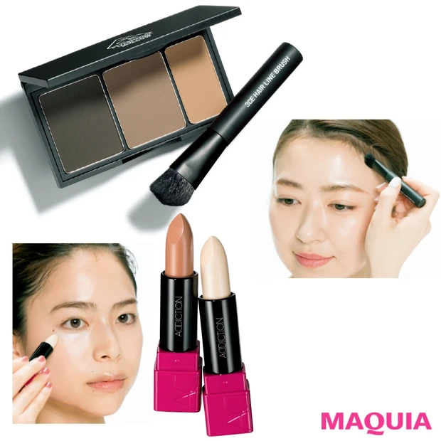 擬似髪づくりで顔面積を減らす!? アイデアに驚くプロ推薦の小顔コスメ