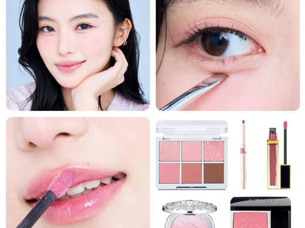 【秋の多幸感メイク】血色ピンクはこう使う！SNSで話題のいむたんさんが提案
