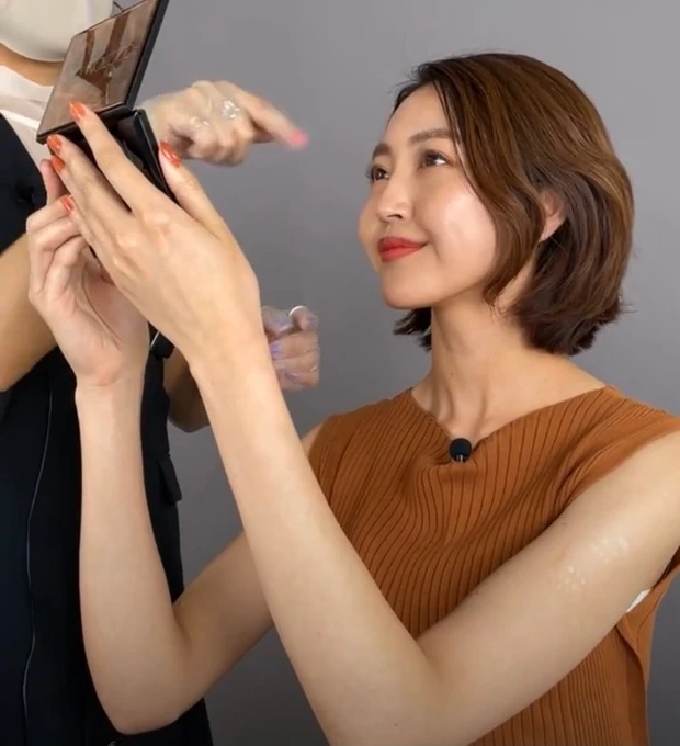 【マミ様メイク！！】マキアインスタライブで3色使いのカラーメイクを実践🧡💚💛_3_1