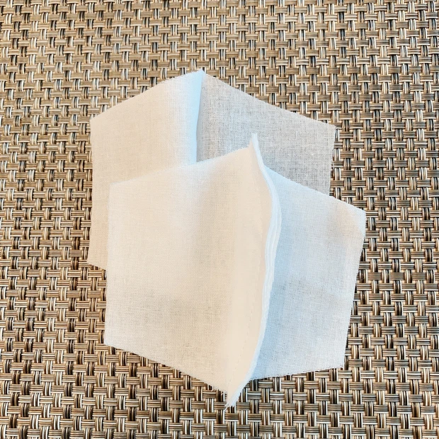 【アベノマスクリメイク】20分で出来る赤ちゃん用マスク　※型紙付_6_1