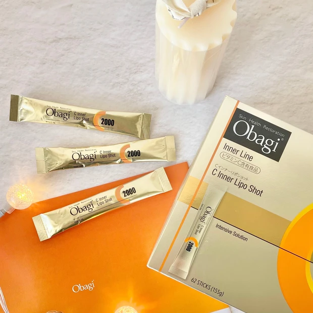 【リポソームってなに？効果は？】美味しく続けられる
大人のインナーケア、オバジC インナーリポショットを試してみた🍋_3