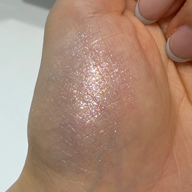 CANMAKE キャンメイク ラメマニア 01アプリコットピューレ スウォッチ