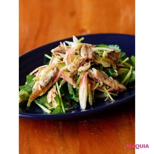 夏バテ解消におすすめ！ Atsushiさんの簡単レシピ６選_いわしと香味野菜のサラダ